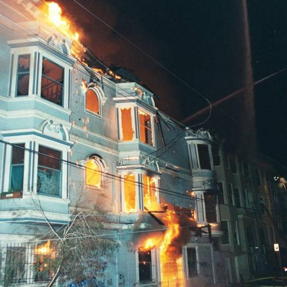 Apartment Building Fire